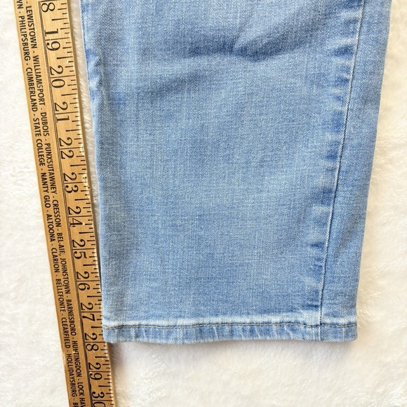 Talbots Jeans Women Sz 14 Petite Medium Wash High Waist Curvy Straight Leg - Picture 8 of 12